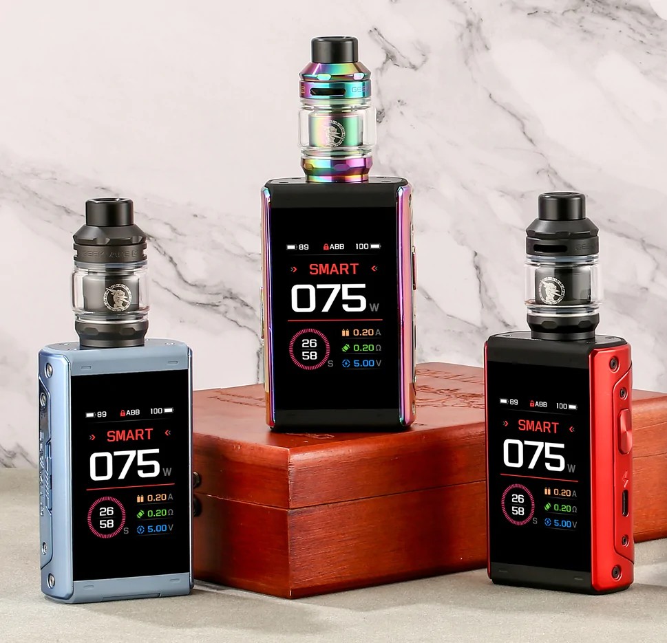 GeekVape T200 Kit, aegis touch, z subohm tank, z series coils, dual